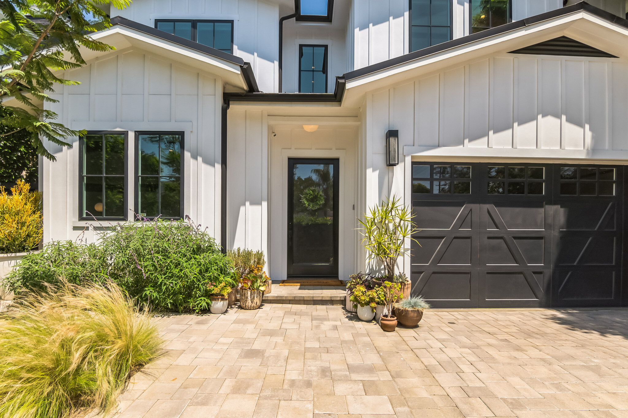 Front elevation and entry