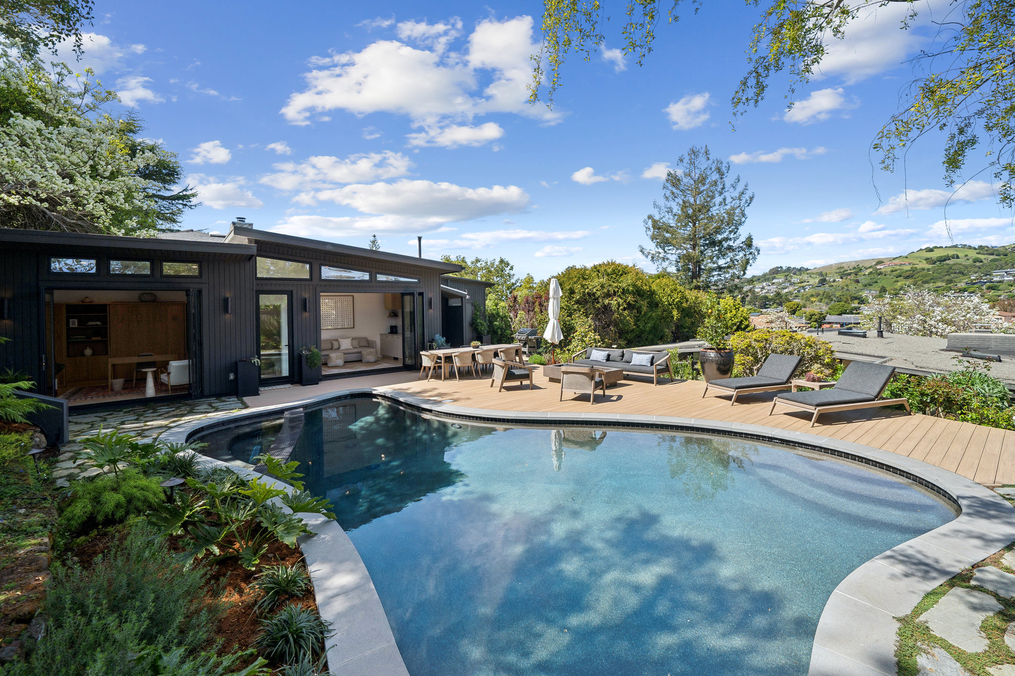 Detached ADU beside the pool